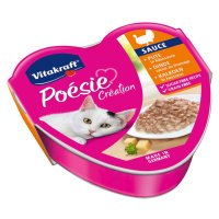 Vitakraft Poésie Création krůtí maso v sýrové omáčce 60 × 85 g