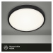 BRILONER LED stropní svítidlo, pr. 29 cm, 12 W, černá BRILO 3455-015