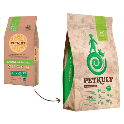 Petkult Dog Small Adult Lamb/Rice - 3kg