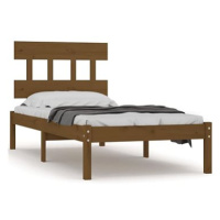 Rám postele medově hnědý masivní dřevo 100 × 200 cm, 3104731