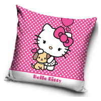 Velurový povlak na polštář HELLO KITTY40x40cm