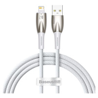 Kabel USB cable for Lightning Baseus Glimmer Series, 2.4A, 1m (White)