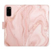 iSaprio flip pouzdro RoseGold Marble pro Samsung Galaxy S20