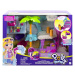 Mattel polly pocket pollyville zábavná automyčka plameňák, hhj05