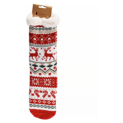Vánoční ponožky Christmas Reindeer, dámské, vel. Uni, 1 pár