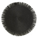 Prostírání kulaté BOHO I. černá Ø 38 cm Mybesthome