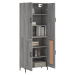 vidaXL Skříň highboard šedá sonoma 69,5 x 34 x 180 cm kompozitní dřevo