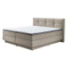 Sun garden Kontinentální postel BOXSPRING PORTAGE BX2110 180x200 cm - béžová