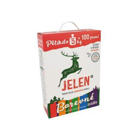 Prací prášek Jelen Color 100praní, 5kg BOX