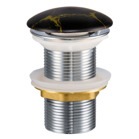 ArtCom Umyvadlová výpusť KLIK KLAK T201M-B12-3 | černý mat