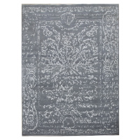Diamond Carpets koberce Ručně vázaný kusový koberec Diamond DC-JK 2 Light grey/silver - 365x550 
