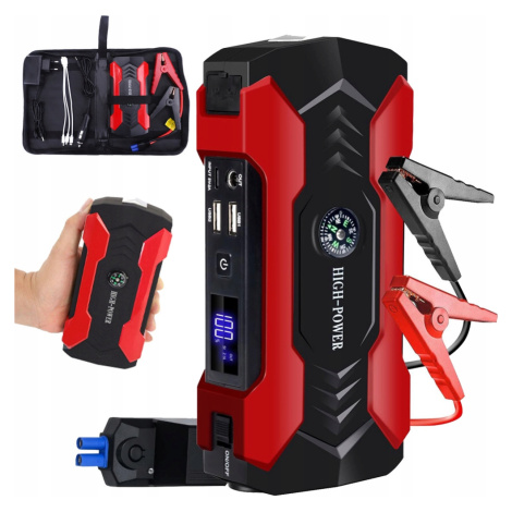 Jump Starter Start Booster Powerbanka Výkonná Svítilna Kladivo Sada 28000mAh