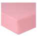 BABYMATEX Prostěradlo Jersey s gumou, 60x120 růžová