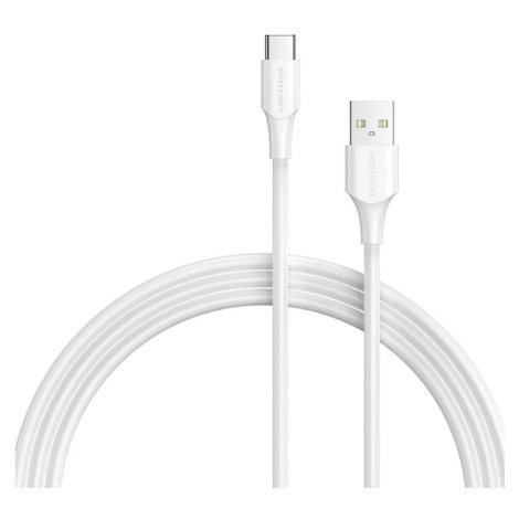 Kabel Vention USB 2.0 A to USB-C 3A Cable CTHWI 3m White
