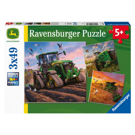 Ravensburger puzzle 051731 John Deere Hlavní sezona 3x49 dílků