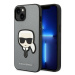 Karl Lagerfeld KLHCP14MSAPKHG hard silikonové pouzdro iPhone 14 PLUS 6.7" silver Saffiano Karl`s