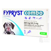 Fypryst combo spot-on 268/241,2mg pes velký 1 pip 2 + 1 zdarma