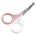 Dětské nůžky na nehty Beaba Baby Old Pink s oblým ukončením růžové od 0 měsíců