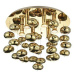 Stropní přisazené svítidlo AZzardo Luvia gold AZ3072 GU10 6x40W IP20 50cm zlaté
