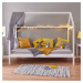 Domečková postel DITA bílá, 90x200 cm