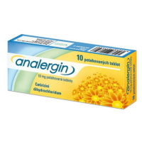 ANALERGIN 10 mg 10 potahovaných tablet