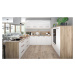 ArtExt Kuchyňská skříňka vysoká pro vestavné spotřebiče ESSEN | D14RU 2A 284 Barva korpusu: Bílá