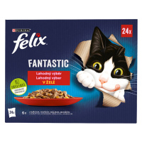 FELIX Fantastic lahodný výběr v želé - multi balení 24 x 85g