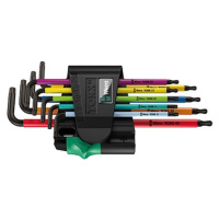 Wera 073599 Sada zástrčných klíčů 967 SPKL/9 TORX BO Multicolour, Blacklaser, 9d.