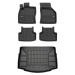 Set 3D gumové autokoberce rohož Vw Golf 7 Hb 2012-2020 d