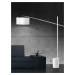 Nova Luce Nadčasová stojací lampa Traccia s extra dlouhým ramenem - 1 x 40 W, bílá NV 41455402