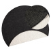 NORTHRUGS - Hanse Home koberce Kusový koberec Twin-Wendeteppiche 103096 black cream kruh – na ve