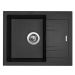 SINKS LINEA 600 N Metalblack