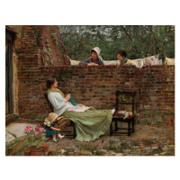 Obrazová reprodukce Gossip, c. 1885, Waterhouse, John William, 40 × 30 cm