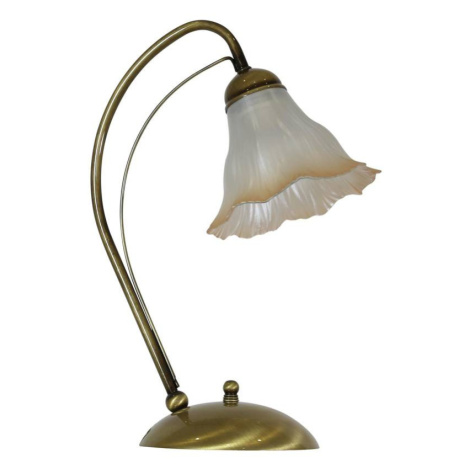 Stolní lampa kancelářská Perła 1pl 1X40W E14 patina CANDELLUX