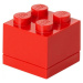 LEGO® Mini Box 4,6 x 4,6 x 4,3 cm Červený