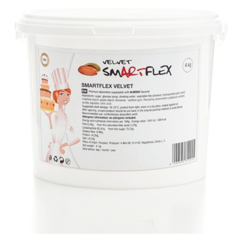 Smartflex velvet mandle 4kg - potahovací hmota + dárek