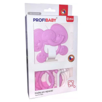 PROFIBABY Baby chrastítko slon s tvary pro miminko v krabici