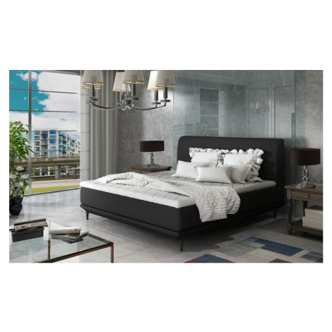 Artelta Manželská postel ASTERIA | 160 x 200 cm Barva: Černá / Sawana 14