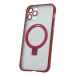 Silikonové TPU pouzdro Mag Ring pro Apple iPhone 12 Pro, červená