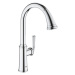 Dřezová baterie GROHE Gloucester s otočným ramínkem, 2 proudy chrom 30422000