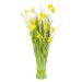 Vazba umělých lučních květin 70 cm, žlutá