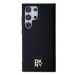 DKNY PU Leather Repeat Pattern Stack Logo Magsafe Zadní Kryt pro Samsung Galaxy S24 Ultra Black