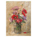 Ilustrace Oil painting - flowers in the vase, Slavica, 30 × 40 cm