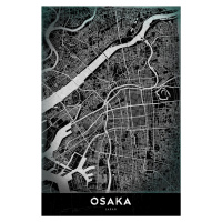 Mapa OSAKA, Eysmael Quisora, (26.7 x 40 cm)