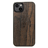 Pouzdro Bewood pro iPhone 15 Plus Aztécký Kalendář Ziricote