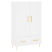 vidaXL Skříň highboard bílá 69,5 x 31 x 115 cm kompozitní dřevo