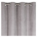 Jednobarevné závěsy ocelově šedé barvy 140 x 250 cm