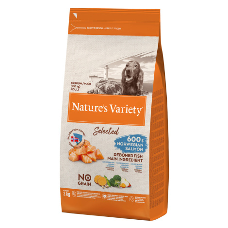 Nature's Variety Selected Medium Adult norský losos - 2 x 2 kg Nature’s Variety