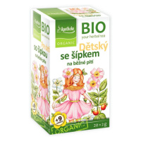 Apotheke BIO Dětský ovocný čaj se šípkem nálevové sáčky 20x2 g