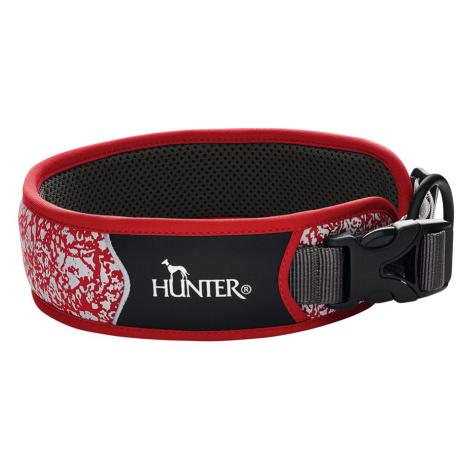 Hunter obojek Divo Reflect červený 55-65/XL